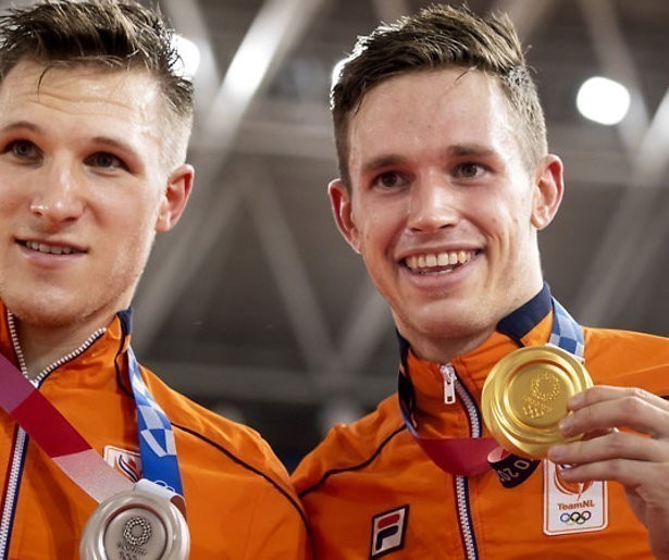 Dolgelukkige Harrie Lavreysen over zijn gouden plak