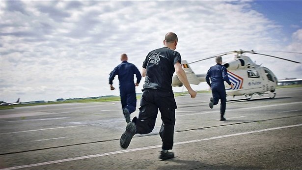 Politie vanuit de lucht