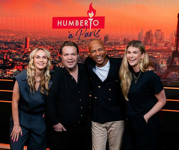 De Olympische talkshow van Humberto Tan heet Humberto à Paris 