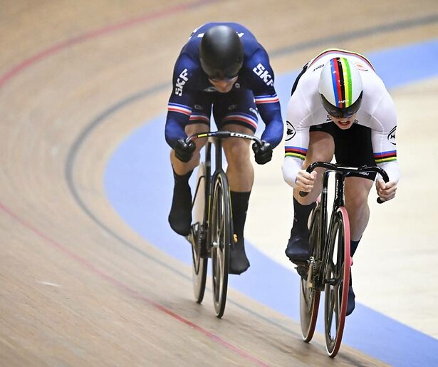 Vier spannende finales tijdens de WK baanwielrennen in Glasgow