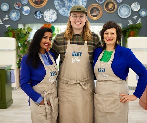 Tim, Aruna en Susan strijden voor de laatste keer tegen elkaar in finale Heel Holland Bakt