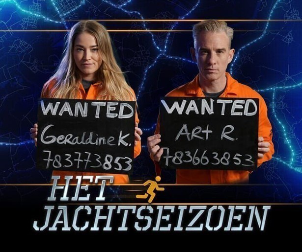 Geraldine Kemper en Art Rooijakkers slaan op de vlucht voor de mannen van Het Jachtseizoen