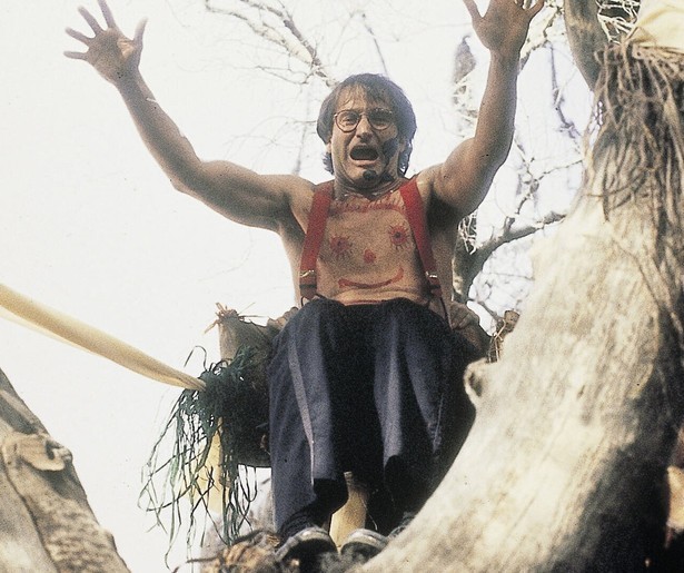 Robin Williams neemt het op tegen kapitein Haak in Hook