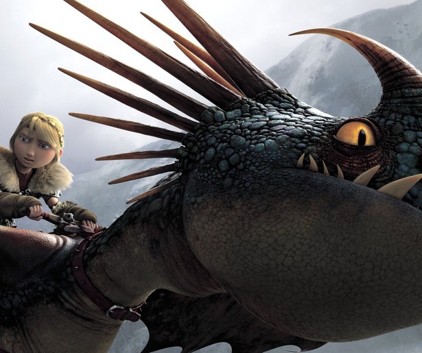 Hiccup en Toothless vliegen door in How to Train Your Dragon 2