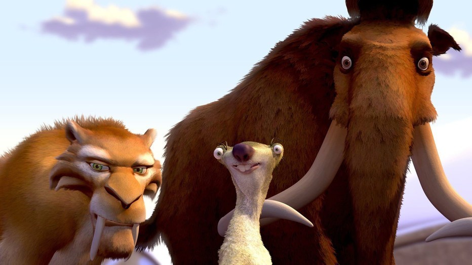 Diego, Sid en Manfred in Ice Age Diego, Sid en Manfred in Ice Age