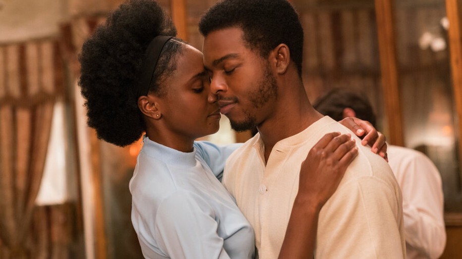 KiKi Layne en Stephan James KiKi Layne en Stephan James