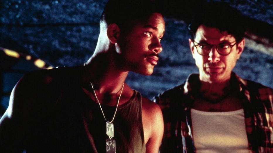 Will Smith en Jeff Goldblum in Independence Day Will Smith en Jeff Goldblum in Independence Day