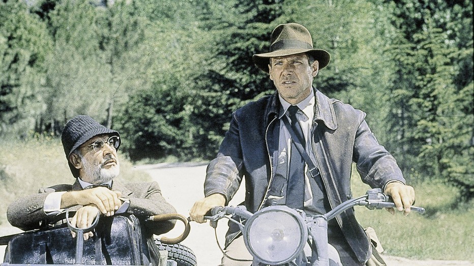 Sean Connery en Harrison Ford in Indiana Jones and the Last Crusade Sean Connery en Harrison Ford in Indiana Jones and the Last Crusade