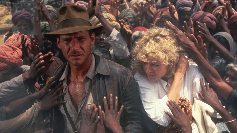 Harrison Ford in Indiana Jones and the Temple of Doom