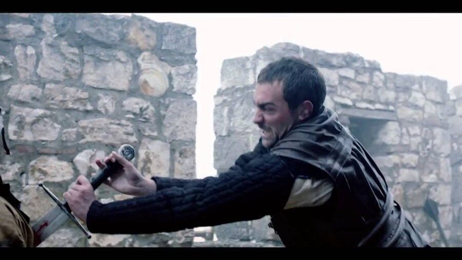Tom Austen in Ironclad: Battle for Blood Tom Austen in Ironclad: Battle for Blood