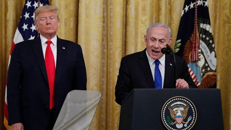 Donald Trump en Benjamin Netanyahu