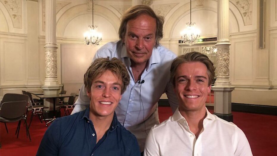 Ivo Niehe met Lucas en Arthur Jussen Ivo Niehe met Lucas en Arthur Jussen