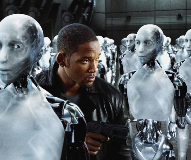 Will Smith vertrouwt de robots helemaal niet in I, Robot