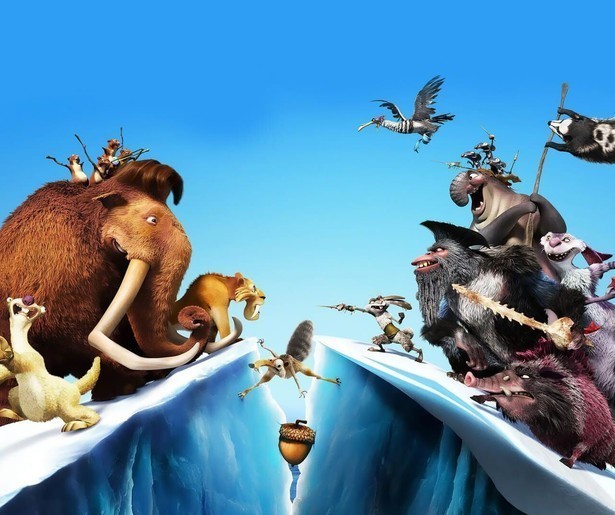 Eekhoorn Scrat veroorzaakt een heuse aardverschuiving in Ice Age: Continental Drift