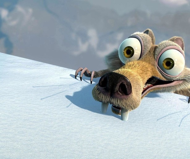 IJspret met natte voeten in Ice Age: The Meltdown