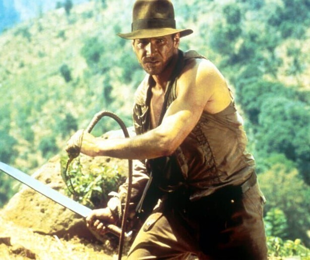 Harrison Ford hangt weer eens de held uit in Indiana Jones and the Temple of Doom