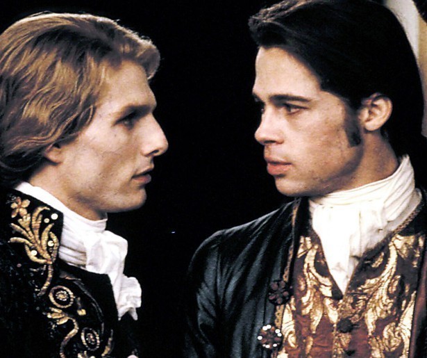 Tom Cruise en Brad Pitt zuigen bloed in Interview with the Vampire