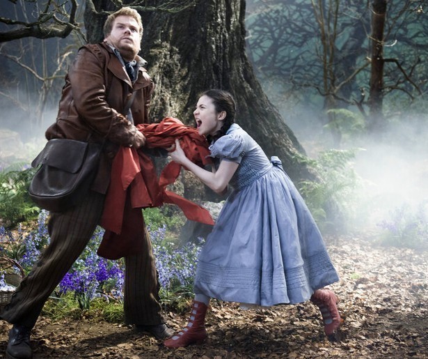 Meryl Streep en James Corden in Into the Woods