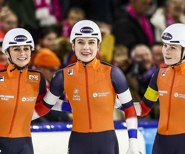 Joy Beune, Marijke Groenewoud en Irene Schouten moeten aan de bak tijdens EK Afstanden 2024