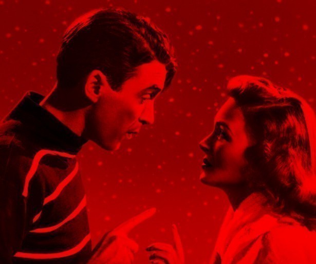 Beschermengel Donna Reed redt James Stewart in It's a Wonderful Life