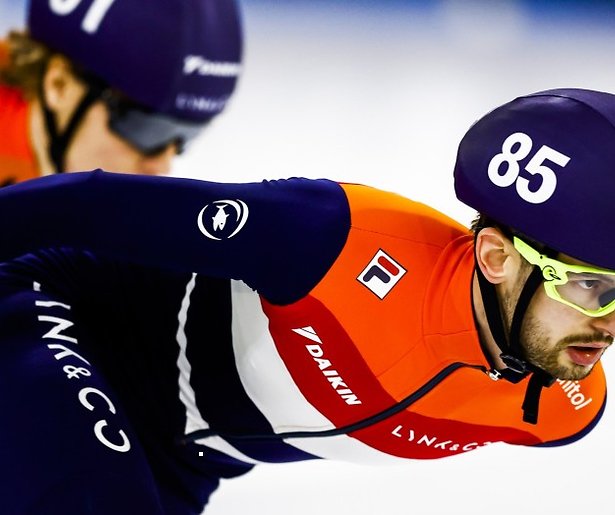 Itzhak de Laat in actie voor wereldbeker