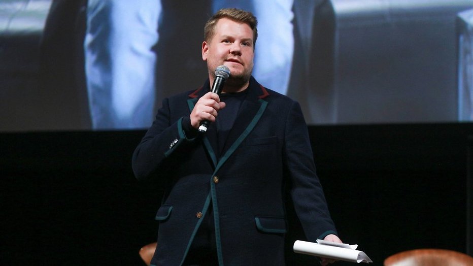 James Corden niet blij met Kanye West James Corden niet blij met Kanye West