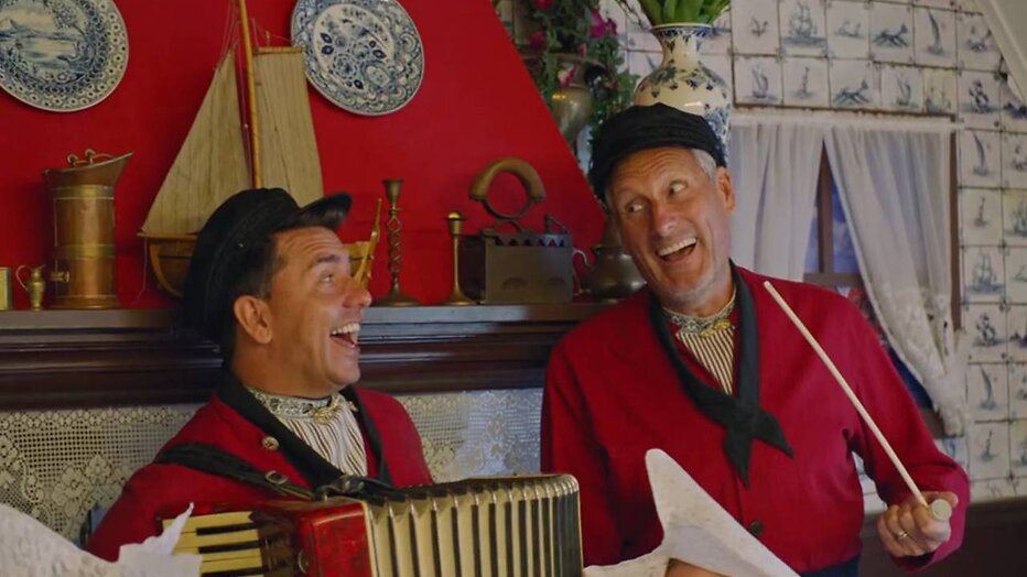 Jan Smit en Gert Verhulst in seizoen 6 van De Verhulstjes