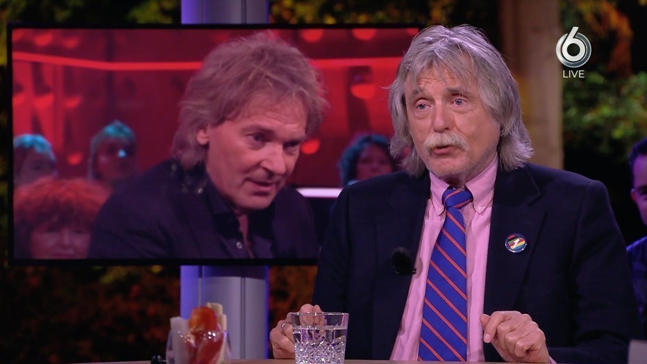 Johan Derksen bij Oranjezomer Johan Derksen bij Oranjezomer