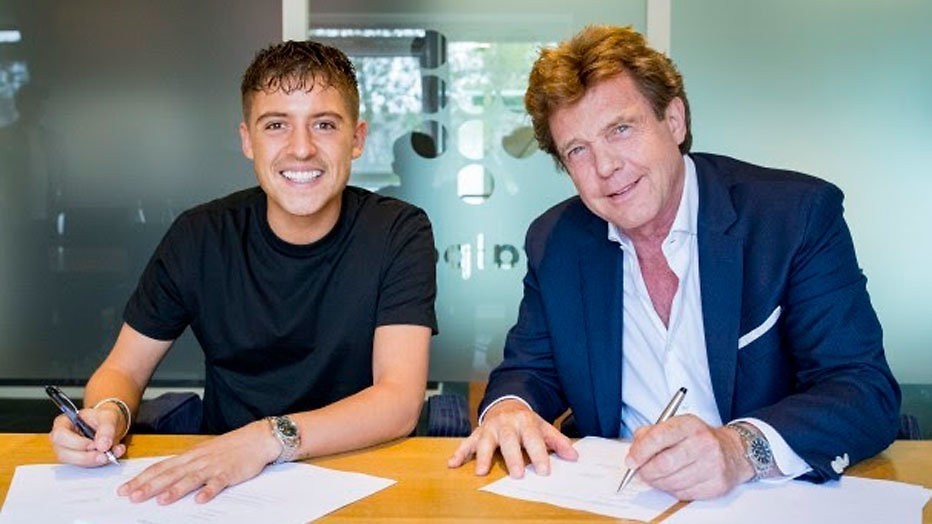 Lil' Kleine en John de Mol Lil' Kleine en John de Mol