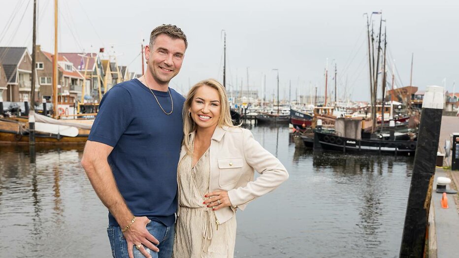 Albert en Jacomien, bekend van het programma Urk!. 