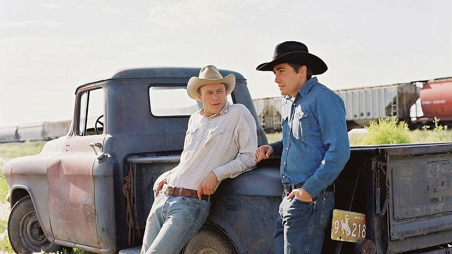 Heath Ledger en Jake Gyllenhaal in Brokeback Mountain Heath Ledger en Jake Gyllenhaal in Brokeback Mountain