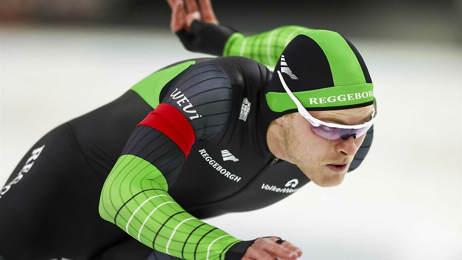 Janno Botman in actie in Thialf