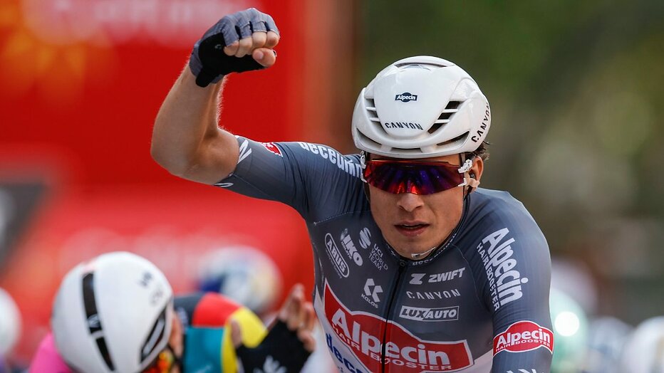 Jasper Philipsen tijdens Vuelta 2025