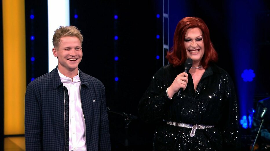 Kalvijn en Jean Toxic in The Talent Scouts