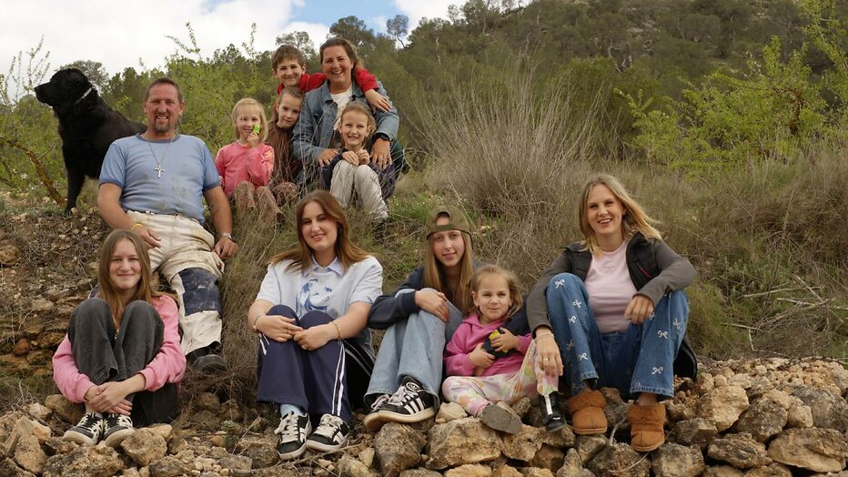 De familie Jelies, bekend van verschillende reality-programma's.