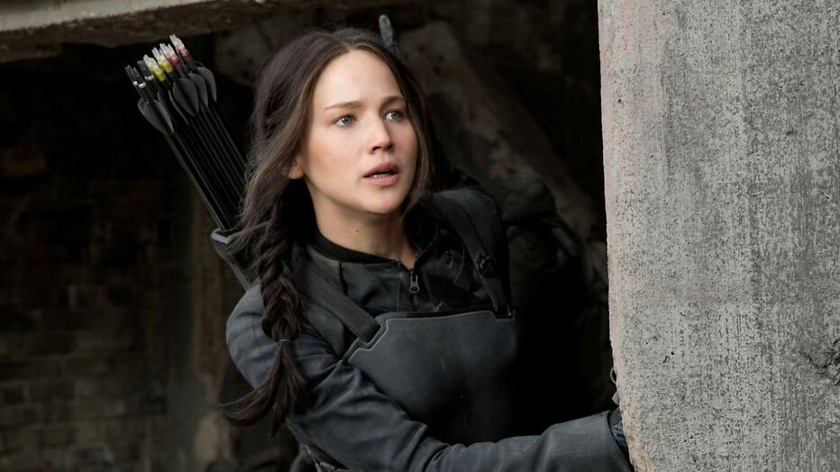 Jennifer Lawrence in The Hunger Games: Mockingjay - Part 1