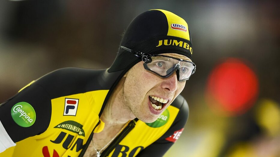 Jorrit Bergsma na de 10.000m heren Jorrit Bergsma na de 10.000m heren