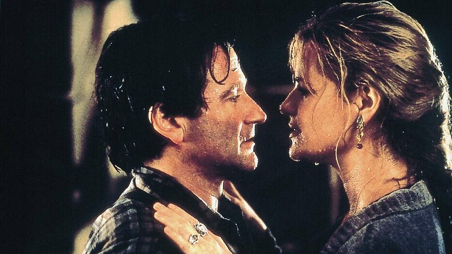 Robin Williams en Bonnie Hunt in Jumanji
