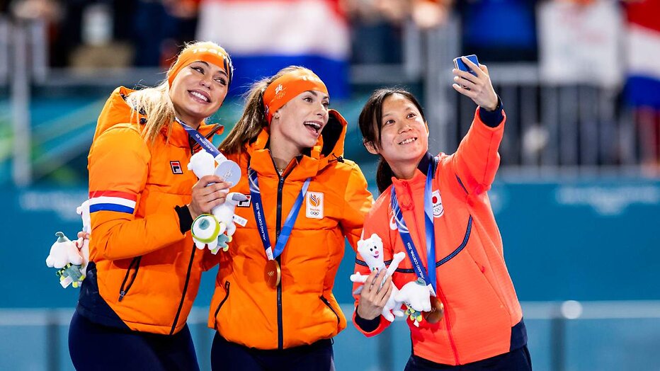 Jutta Leerdam, Femke Kok en Miho Takagi