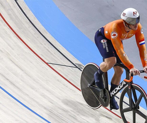 Roy van den Berg, Harrie Lavreysen en Jeffrey Hoogland gaan met baanwielrennen voor goud op de Olympische Spelen 2024