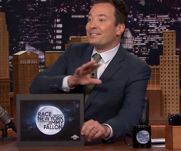 Jimmy Fallon wordt een pretparkattractie