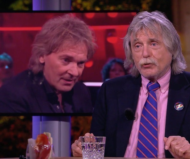 Johan Derksen over persbericht Matthijs van Nieuwkerk: 'Filmsterrengedrag'