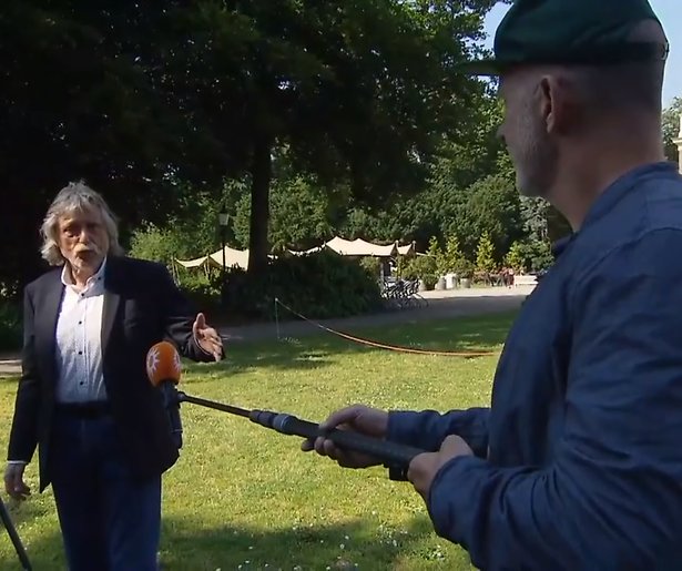 Johan Derksen weigert interview Maxim Hartman