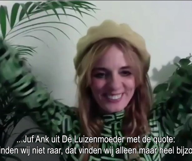 Videosnack: Juf Ank wint Guidinc. Award voor beste seriequote