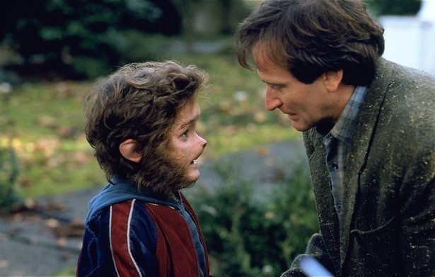 Robin Williams zit vast in een bordspel