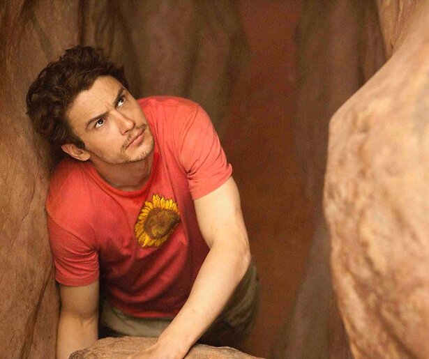James Franco vecht voor zijn leven in de avonturenfilm 127 Hours