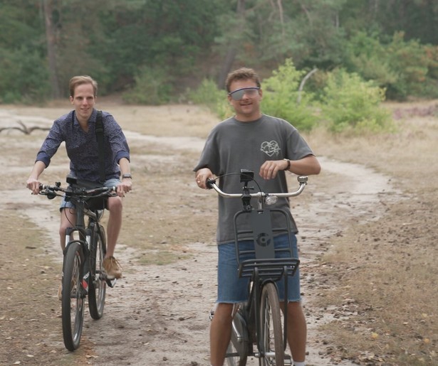 Jurre Geluk ervaart in Je Zal het Maar Hebben hoe het is om te fietsen als je bijna blind bent