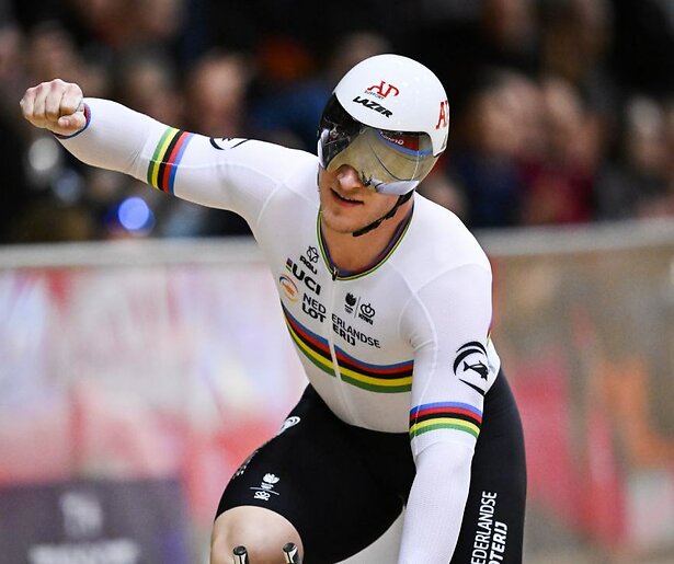 Jeffrey Hoogland gaat voor goud tijdens WK Baanwielrennen 2023