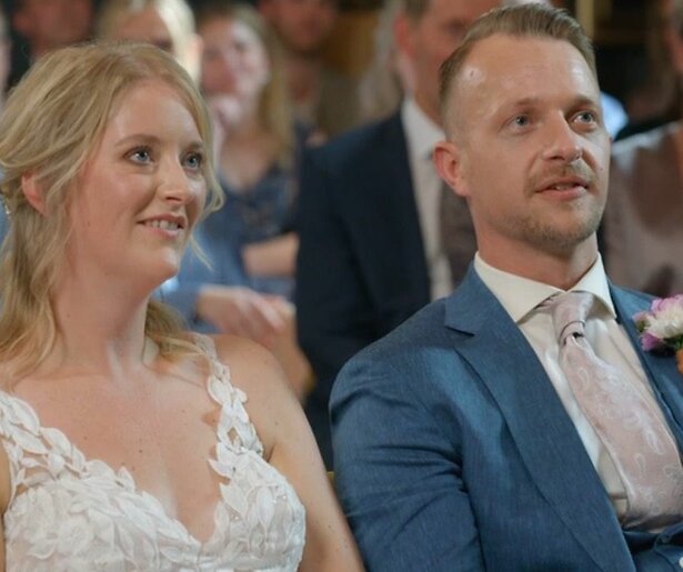 Jeppe en Jantine uit MAFS over hun tweede huwelijksfeest: 'Nu gaan we er echt samen van genieten'
