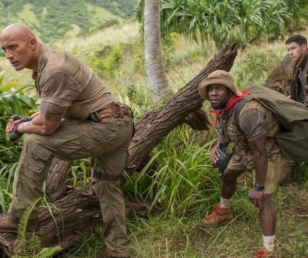 Dwayne Johnson moet zien te overleven in een gevaarlijk spel in Jumanji: Welcome to the Jungle